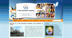 Desktop Screenshot of 5stareducationacademy.com